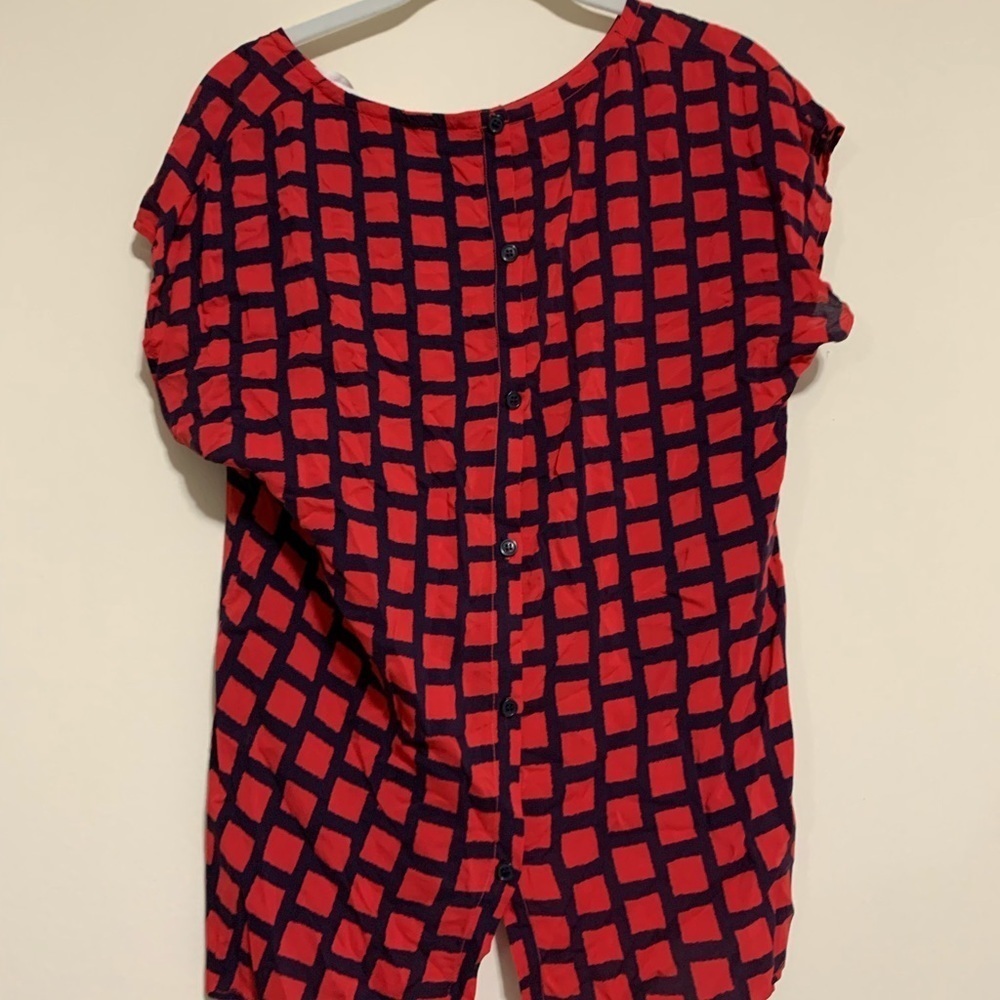 Splendid red patterned blouse - Picture 2 of 5